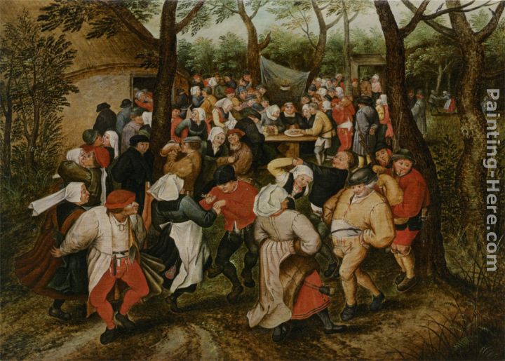 The Wedding Dance painting - Pieter the Younger Brueghel The Wedding Dance art painting
